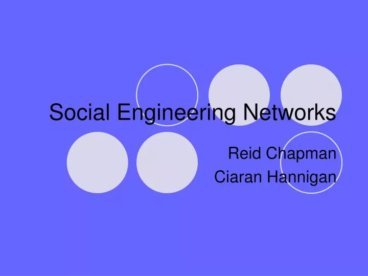 social engineering networks