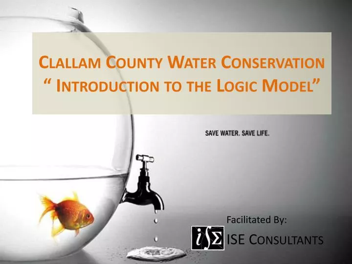 clallam county water conservation introduction to the logic model
