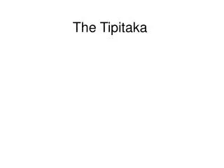 The Tipitaka