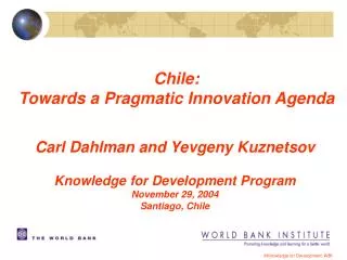 ©Knowledge for Development, WBI