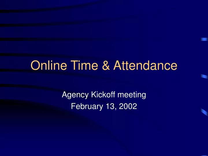 online time attendance