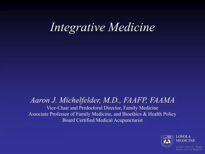 integrative medicine