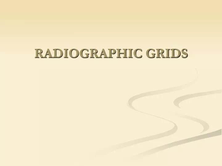 radiographic grids