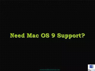 Mac OS 9 Development