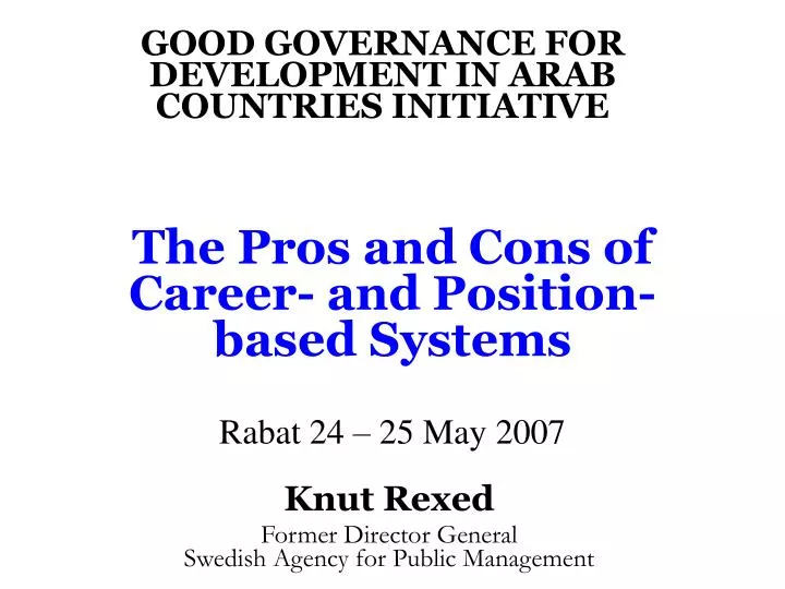 the pros and cons of career and position based systems