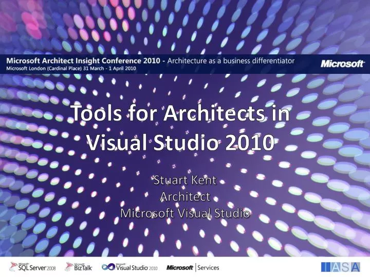 tools for architects in visual studio 2010