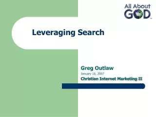 Leveraging Search