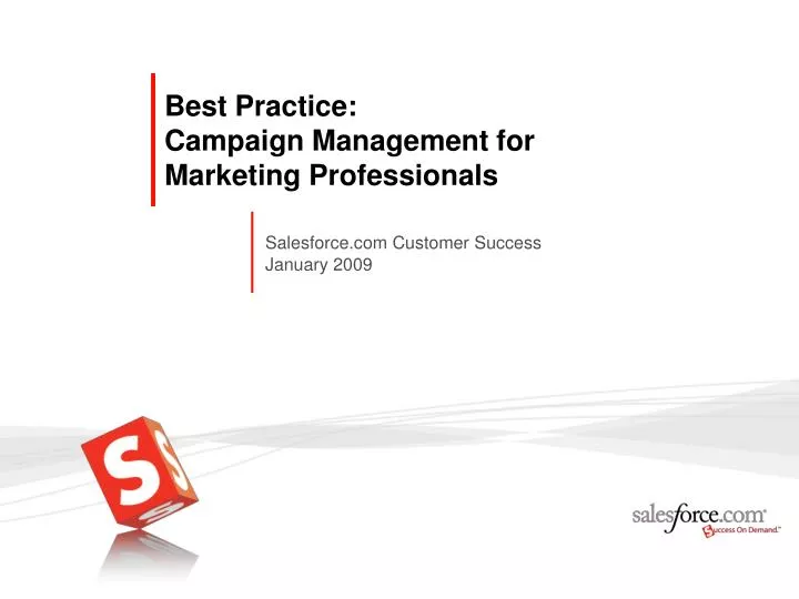 best practice campaign management for marketing professionals