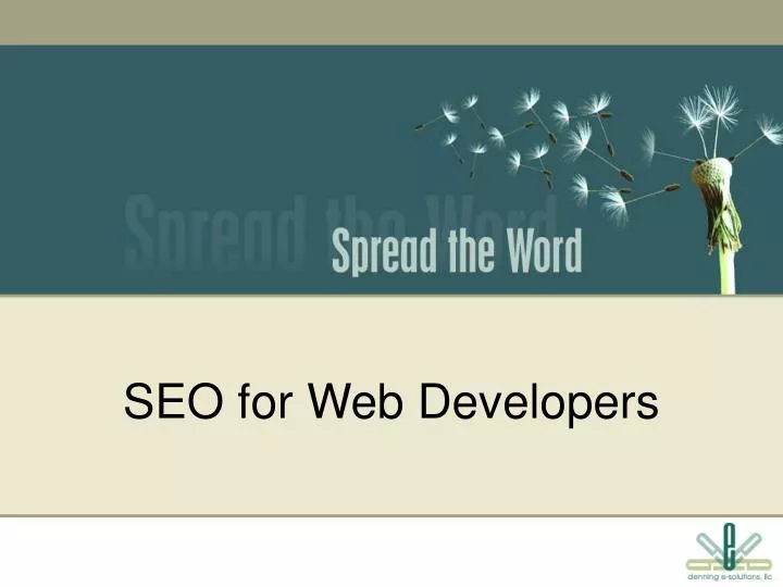 seo for web developers