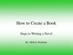How to Create a Book - slide 1