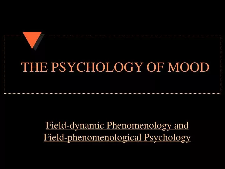 the psychology of mood