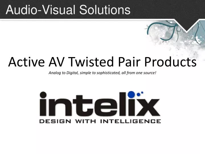 audio visual solutions