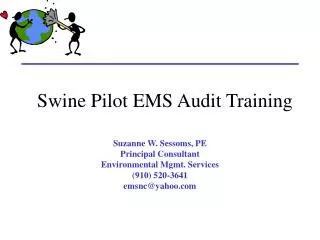 Swine Pilot EMS Audit Training