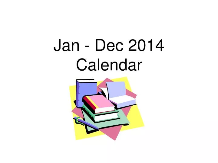 jan dec 2014 calendar
