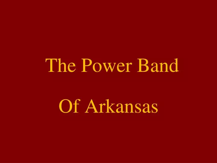 the power band