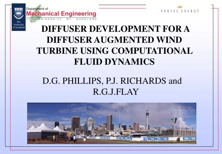 diffuser development for a diffuser augmented wind turbine using computational fluid dynamics