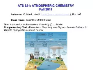ATS 621: ATMOSPHERIC CHEMISTRY Fall 2011