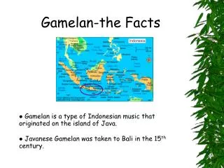 Gamelan-the Facts