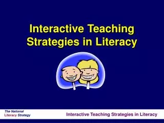 interactive teaching strategies in literacy