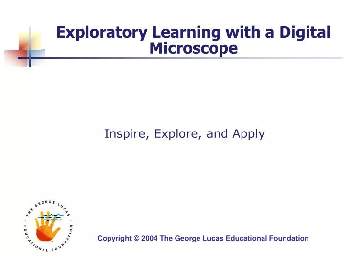 exploratory learning with a digital microscope