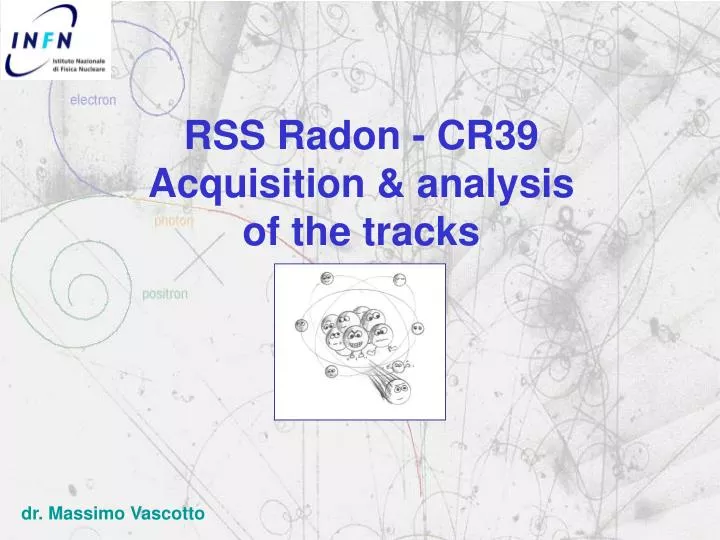 rss radon cr39 acquisition analysis of the tracks