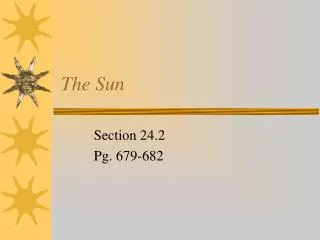 the sun