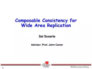 Composable Consistency for Wide Area Replication