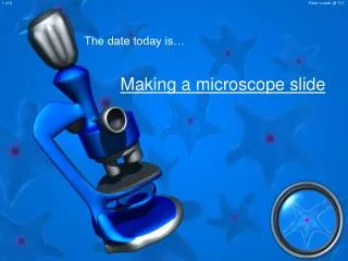 Making a microscope slide