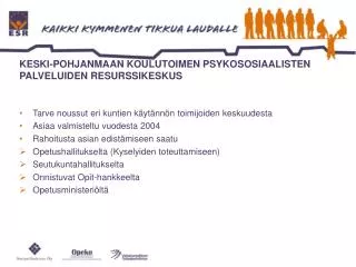 keski pohjanmaan koulutoimen psykososiaalisten palveluiden resurssikeskus