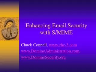 Enhancing Email Security with S/MIME