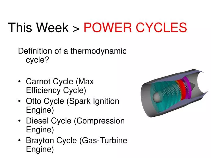 this week power cycles