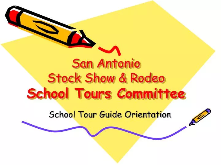 san antonio stock show rodeo school tours committee