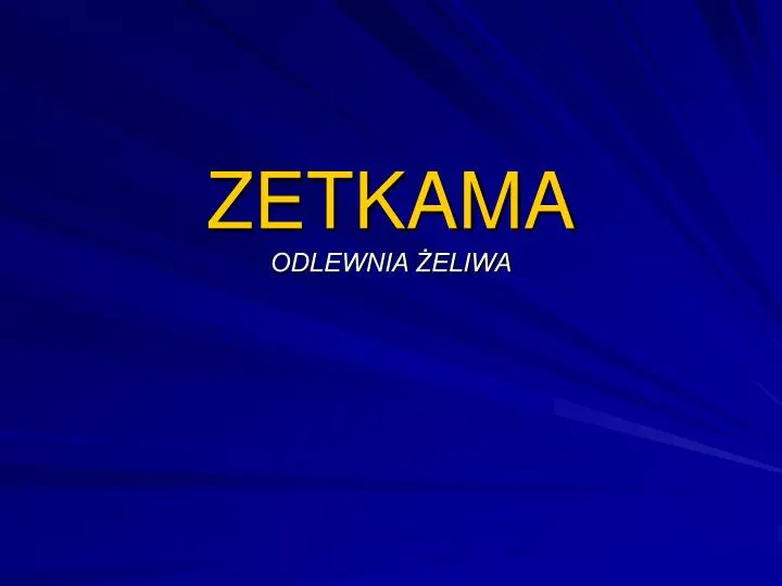 zetkama odlewnia eliwa