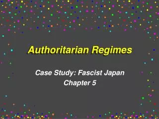 Authoritarian Regimes