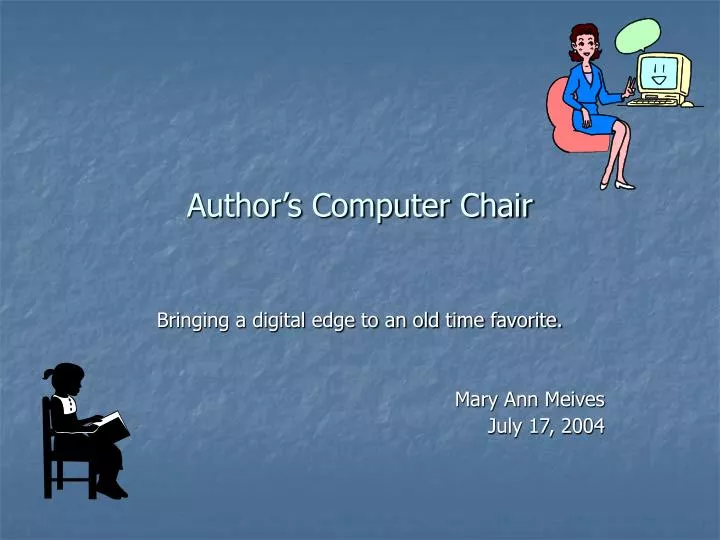 author s computer chair
