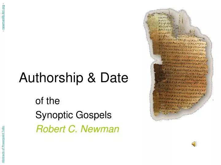 authorship date