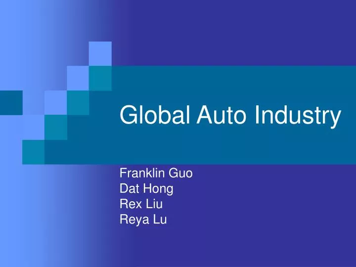 global auto industry