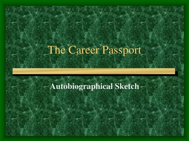the career passport