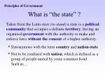 Principles of Government - slide 1