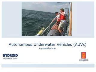 Autonomous Underwater Vehicles (AUVs)