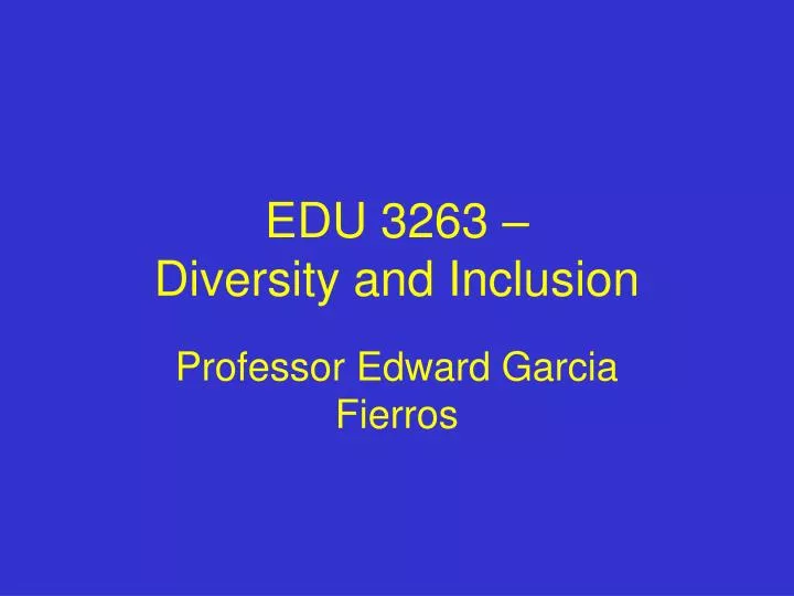 edu 3263 diversity and inclusion