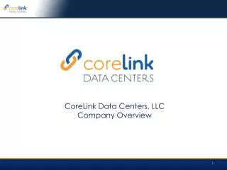 corelink data centers overview