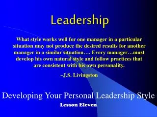 leadership