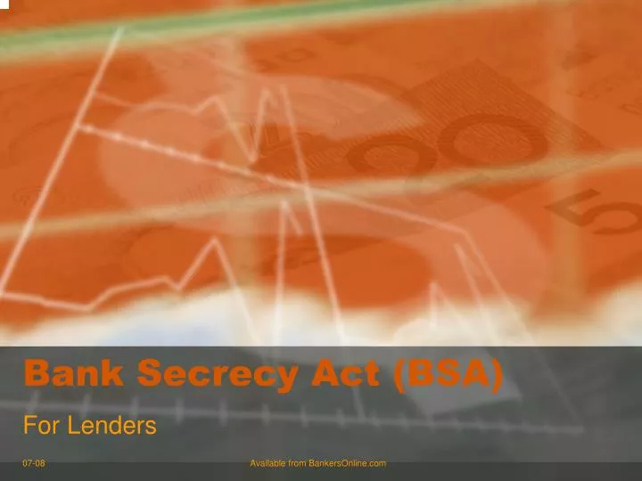 bank secrecy act bsa