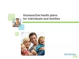 Humana One health plans for individuals and families