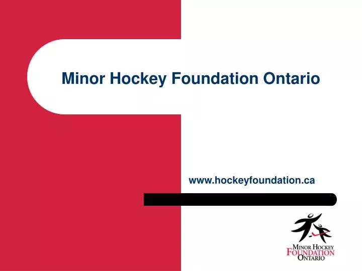 minor hockey foundation ontario