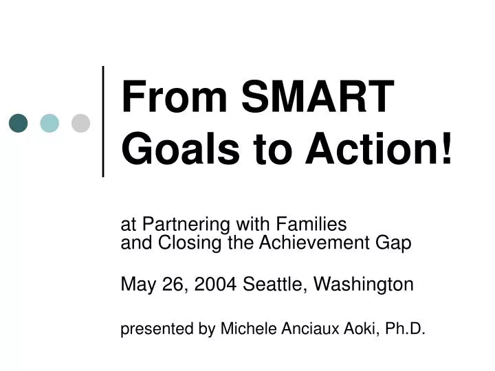 from smart goals to action