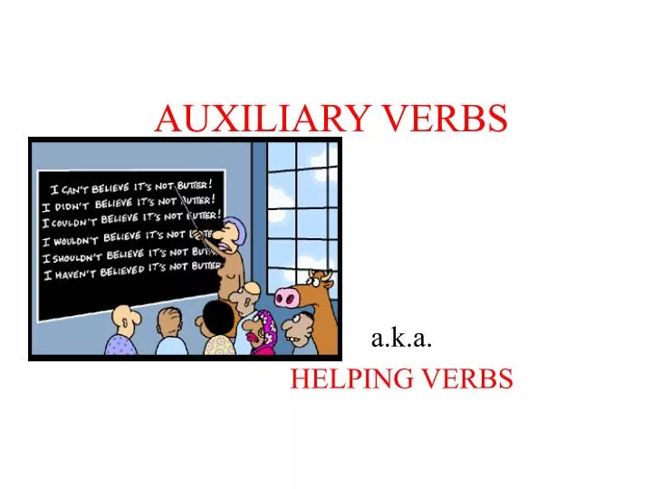 auxiliary verbs