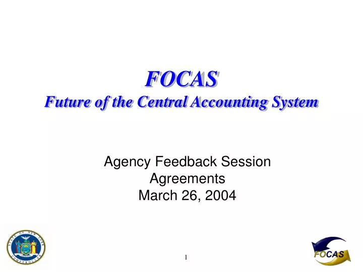 focas future of the central accounting system