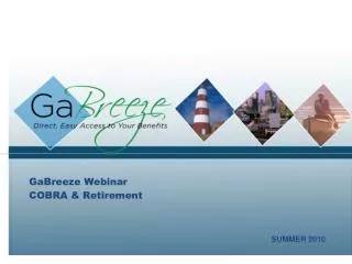 GaBreeze Webinar COBRA &amp; Retirement